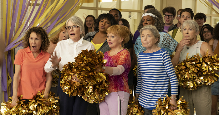 Rhea Perlman, Patricia French, Diane Keaton, Pam Grier, Jackie Weaver, Carol Sutton, Phyllis Somerville and Ginny MacColl in STX Film's "Poms."