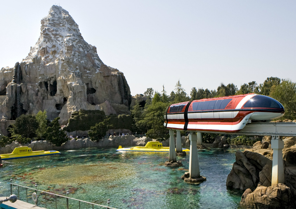 Monorail at Disneyland
