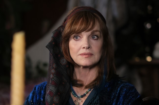 The former Nancy Drew Pamela Sue Martin in a cameo role.