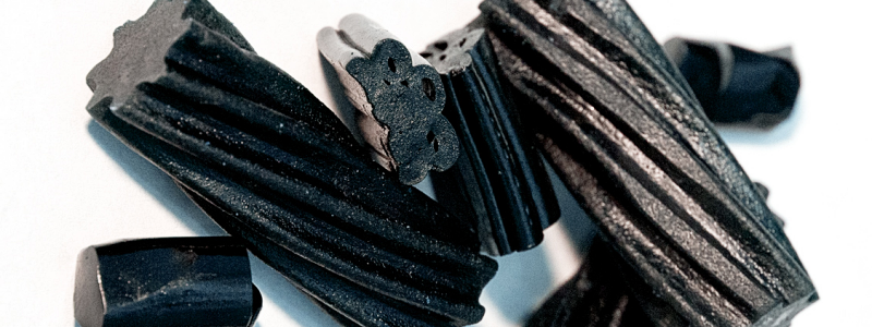 Pieces of Black licorice