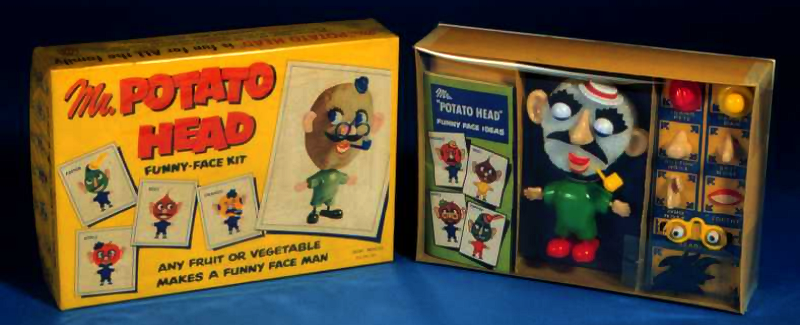 Early version of the Mr Potato Head toy