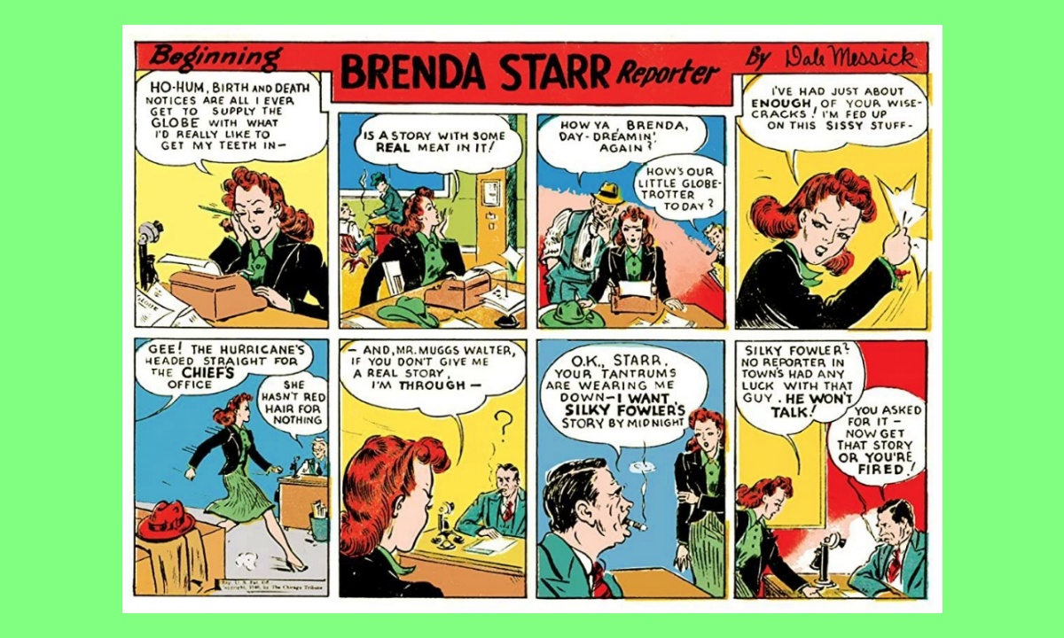 Brenda Starr Reporter is Hired (June 30)