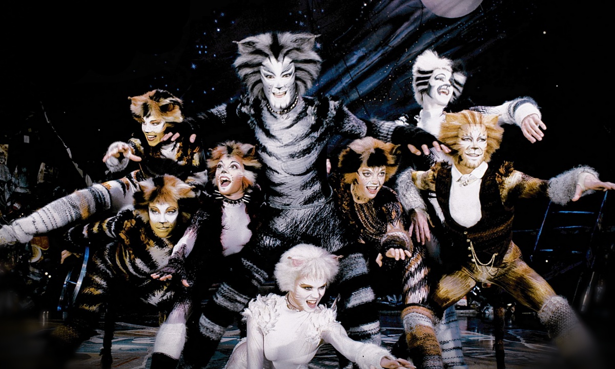 The cast from the Broadway show, "Cats"