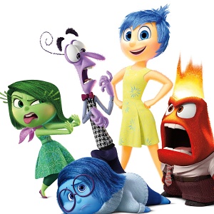 Characters from the movie "Inside Out"