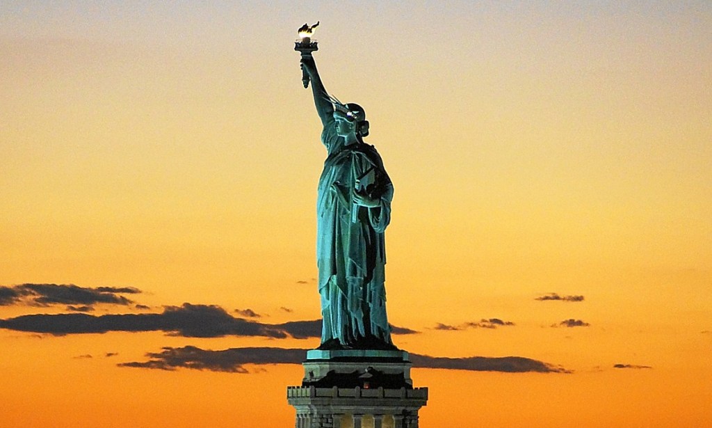 The statue of liberty