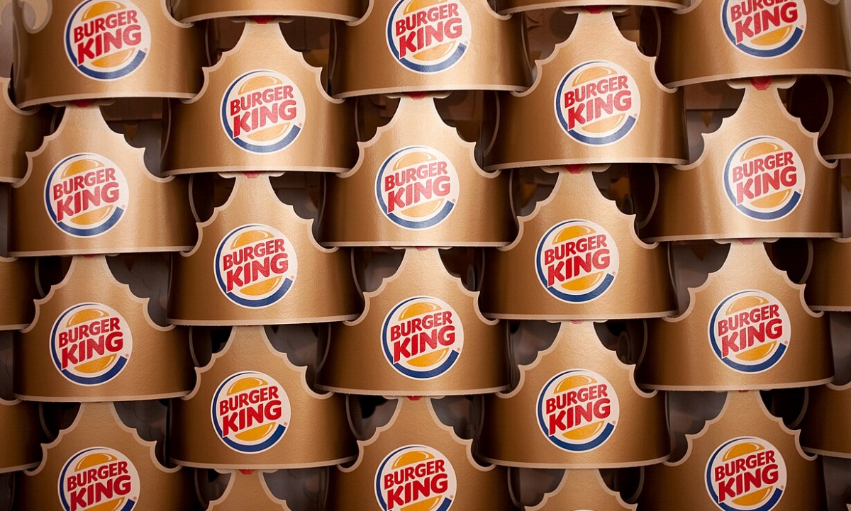 Stacks of Burger King crowns