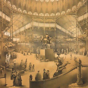 Inside the Exhibition of the Industry of All Nations