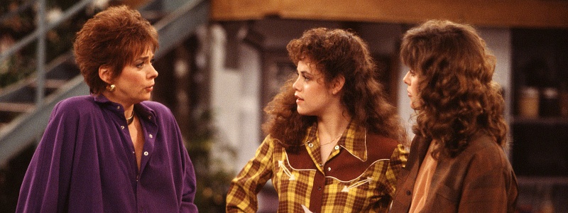 On the set of "My Sister Sam"