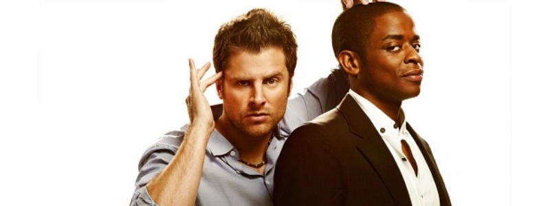 James Roday Rodriguez and Dulé Hill from the TV show "Psych"