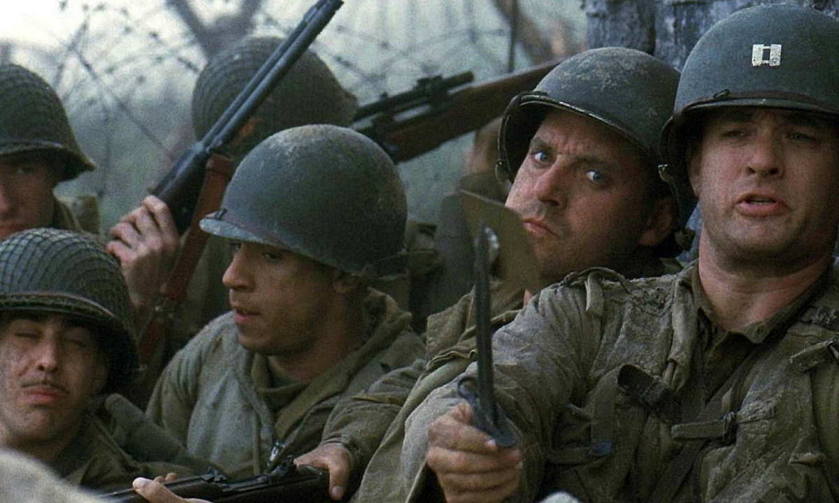 A scene from "Saving Private Ryan"
