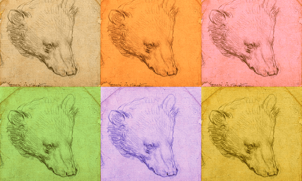 Leonardo da Vinci's "Head of a Bear"