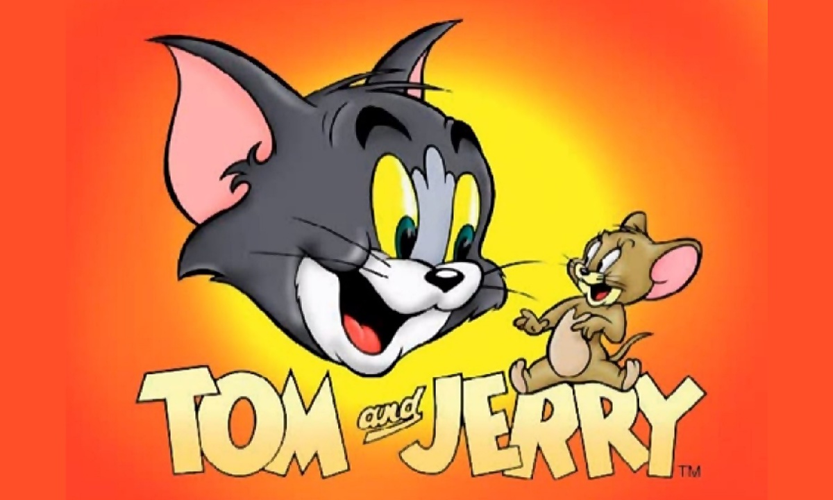 Closeup of Tom and Jerry