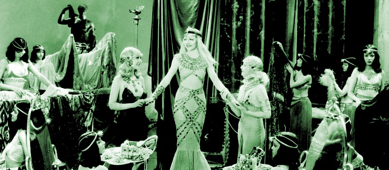 A scene from the movie "Cleopatra"