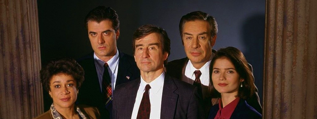 The cast of Law and Order