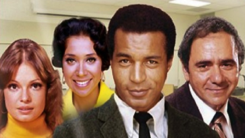 Karen Valentine, Denise Nicholas, Lloyd Haynes and Michael Constantine from "Room 222"