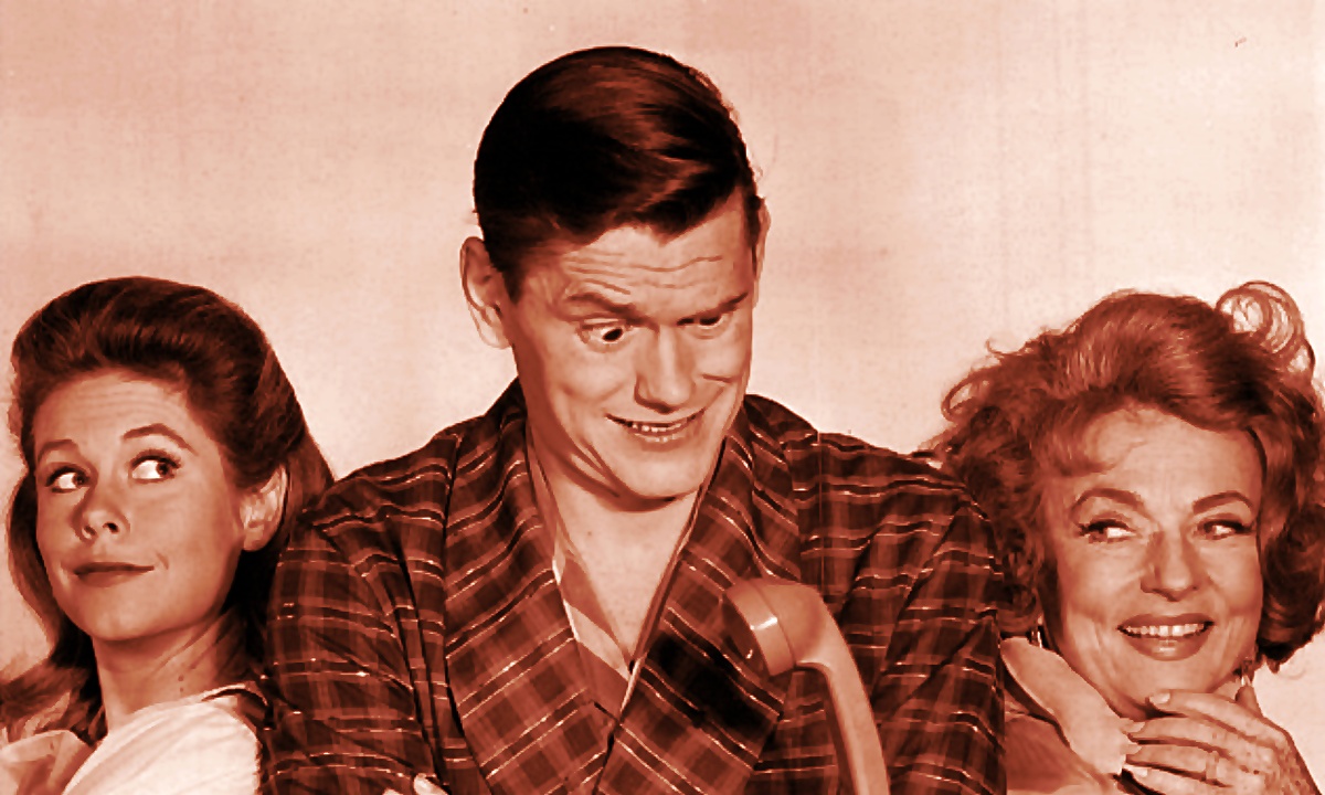Elizabeth Montgomery, Dick York and Agnes Moorehead