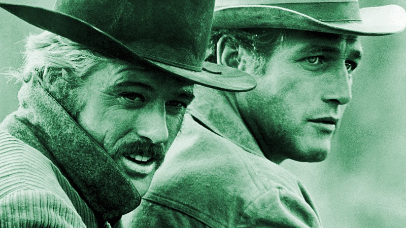 Robert Redford and Paul Newman in "Butch Cassidy and the Sundance Kid"