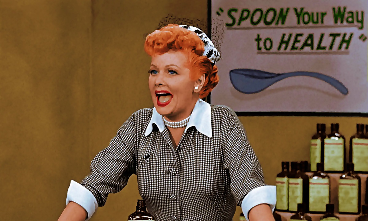 Lucille Ball in "I Love Lucy"