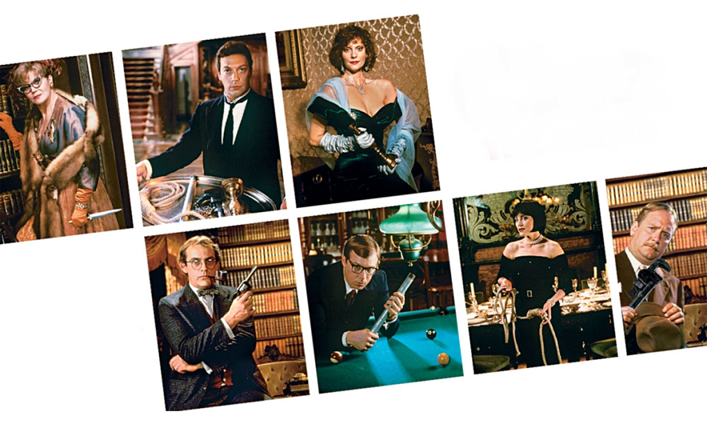 Characters from the "Clue" movie