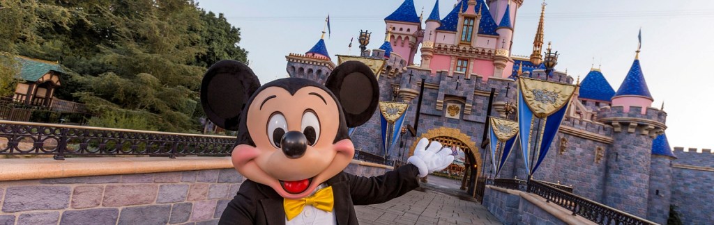 Mickey Mouse at Disneyland