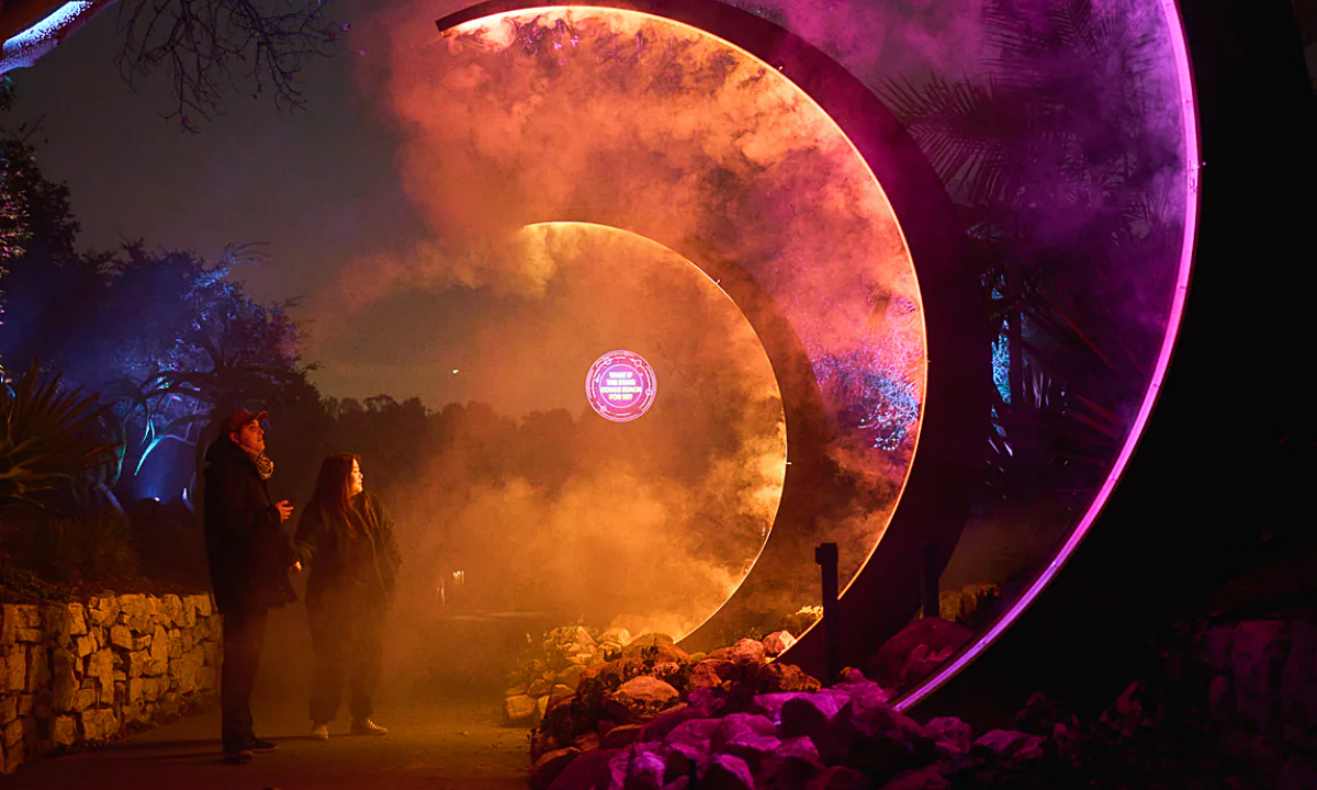 Experience Astra Lumina: A Celestial Garden Light Show