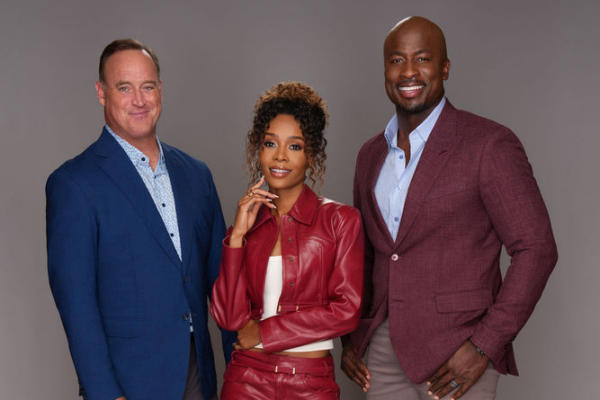 Matt Iseman, Zuri Hall and Akbar Gbajabiamila from "American Ninja Warrior"
