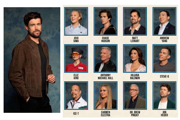 Host Jack Whitehall and the celebrity cast for "The Nation's Dumbest"
