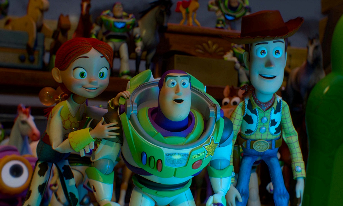 Jessie, Buzz Lightyear and Woody from "Toy Story"