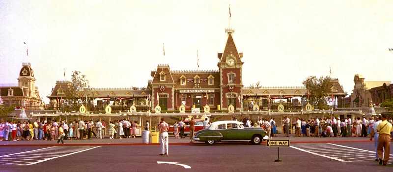 The front of Disneyland